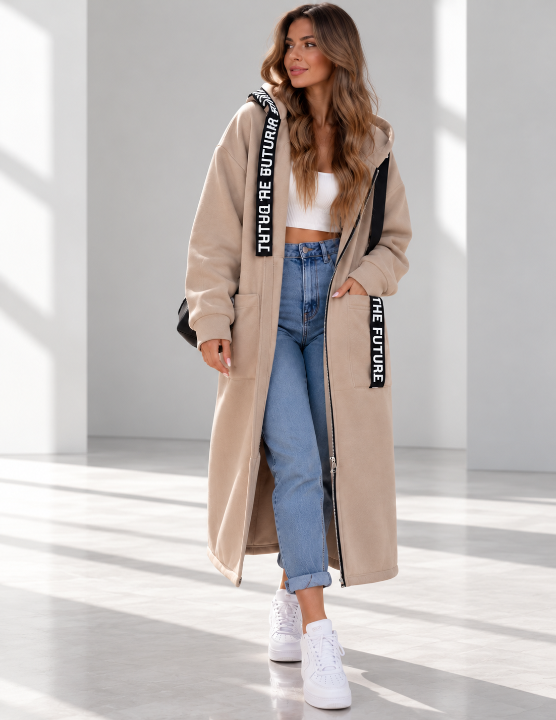 Abrigo Sudadera Larga