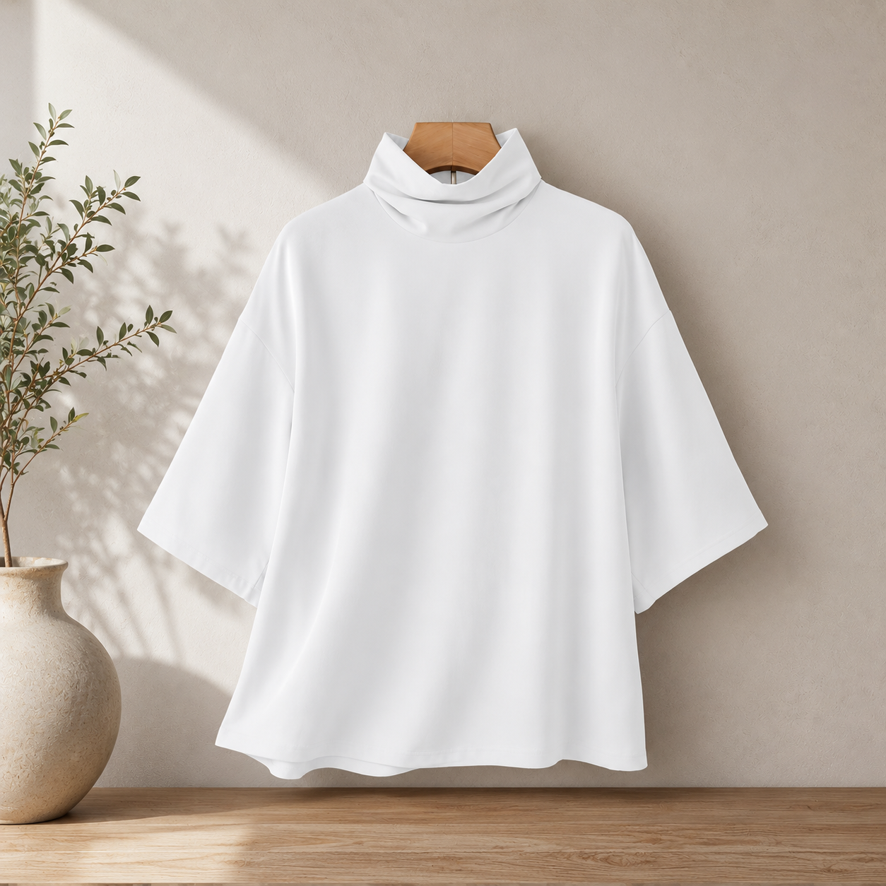 Blusa Essential Cuello Alto