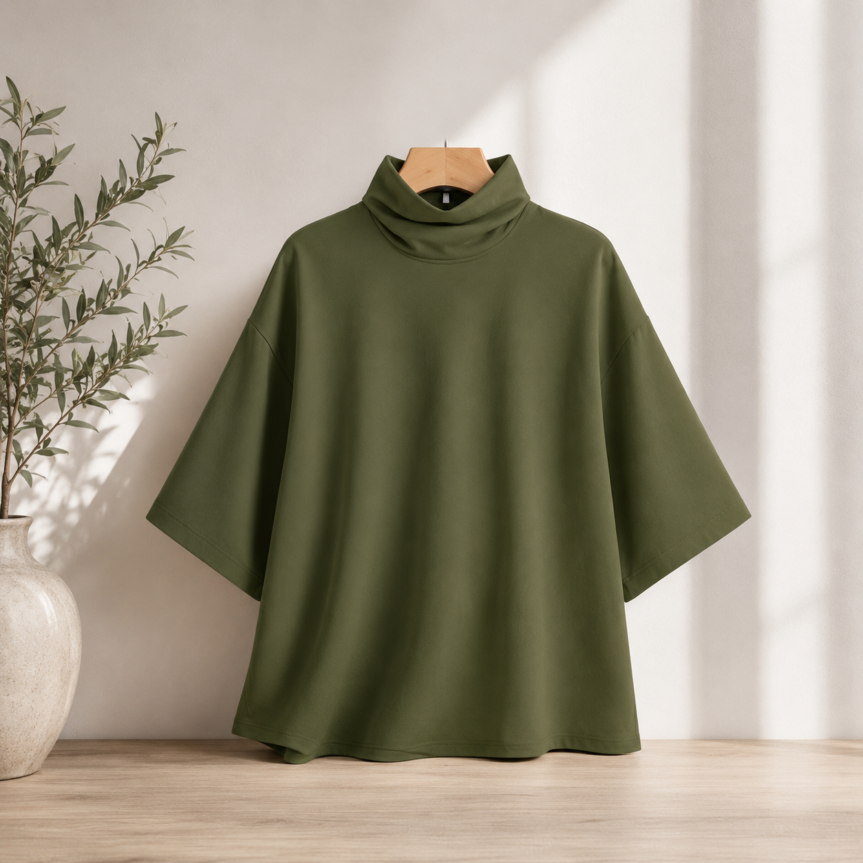 Blusa Essential Cuello Alto