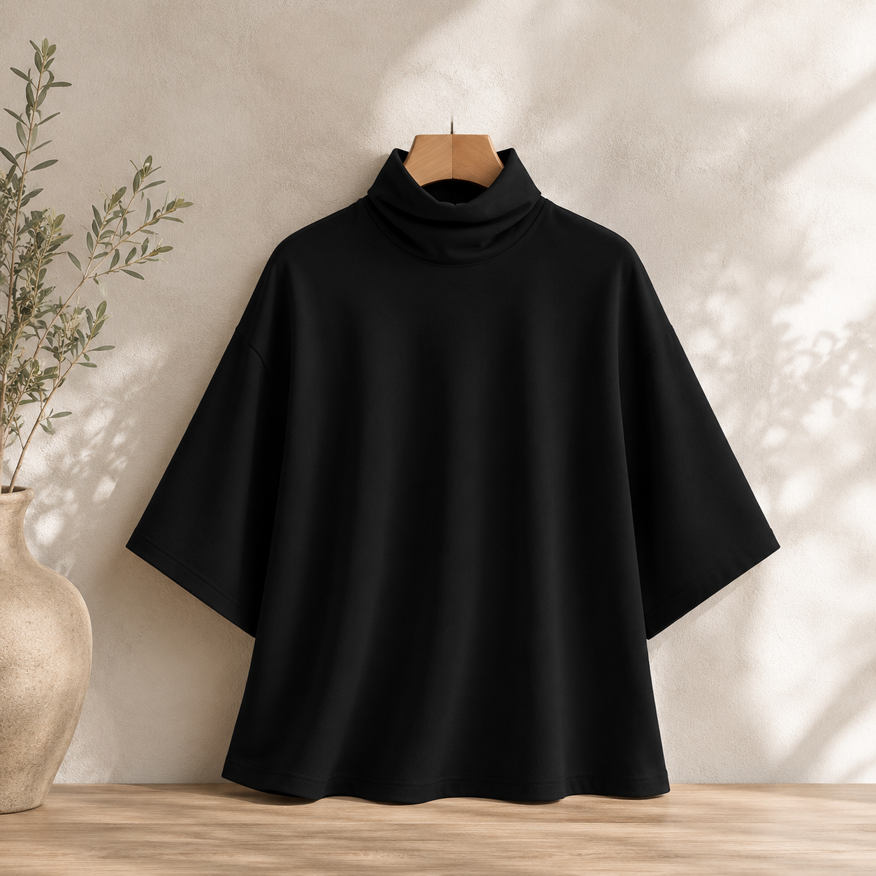 Blusa Essential Cuello Alto