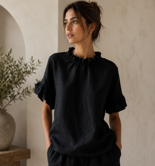 Blusa Volantes Elegance