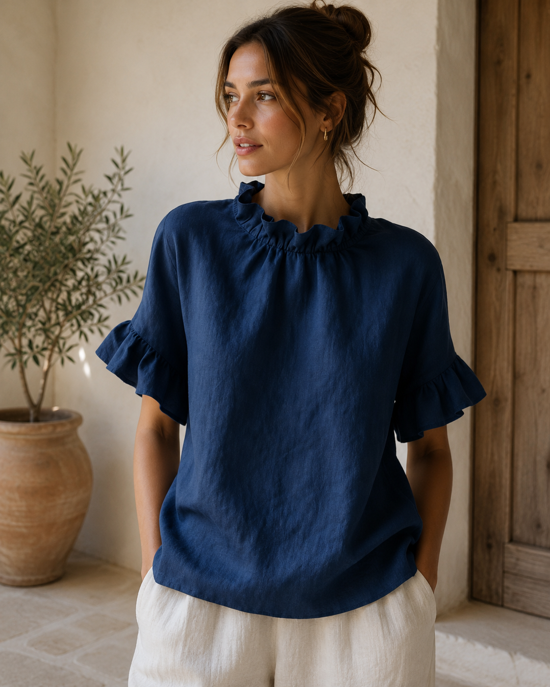 Blusa Volantes Elegance